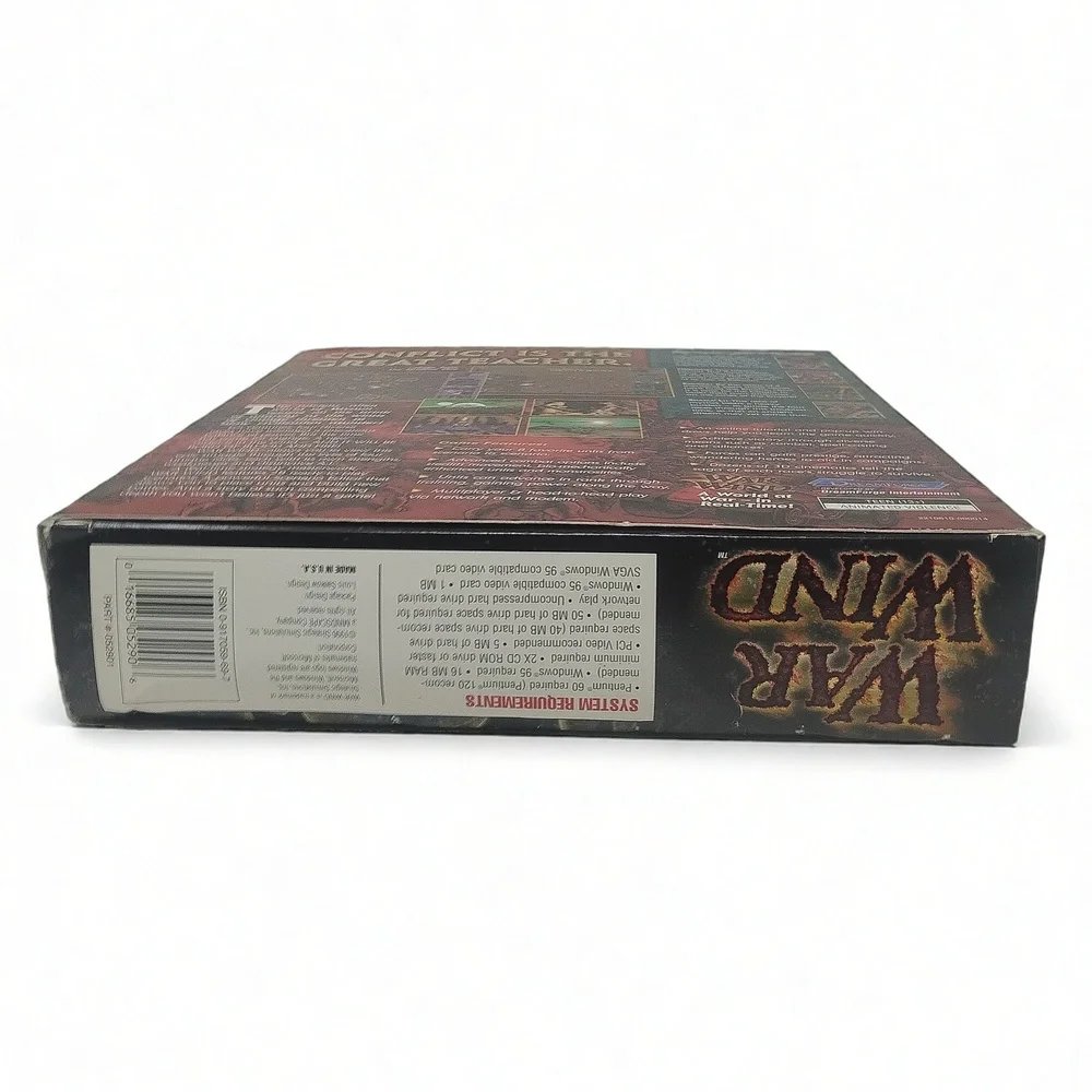 Strategic Simulations Inc. War Wind PC CD-ROM Big Box 1996 Vintage Strategy